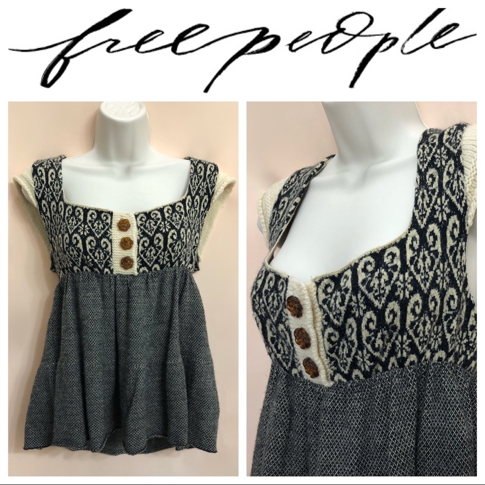 Free People Fairisle Top